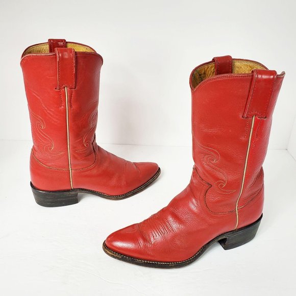 Justin Boots Other - Justin Red Roper Cowboy Kids Boots Size 5C